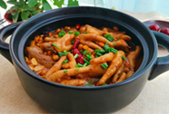 黄焖鸡爪饭