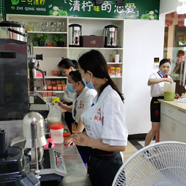 炒酸奶茶水煮制